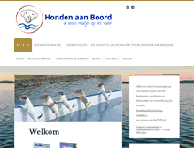Tablet Screenshot of hondenaanboord.nl